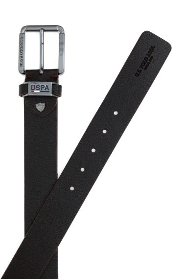 کمربند  قهوه ای  استاندارد فیت  مردانه یو اس پولو | US POLO ASSN