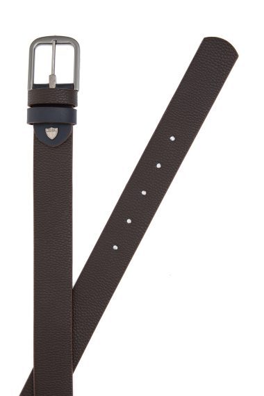 کمربند  قهوه ای  استاندارد فیت  مردانه یو اس پولو | US POLO ASSN