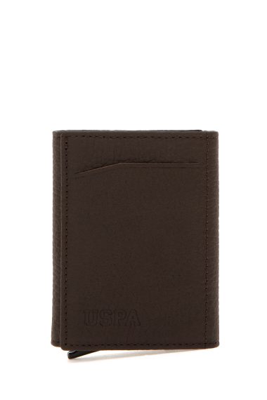 کیف پول  قهوه ای  رگولار  مردانه یو اس پولو | US POLO ASSN