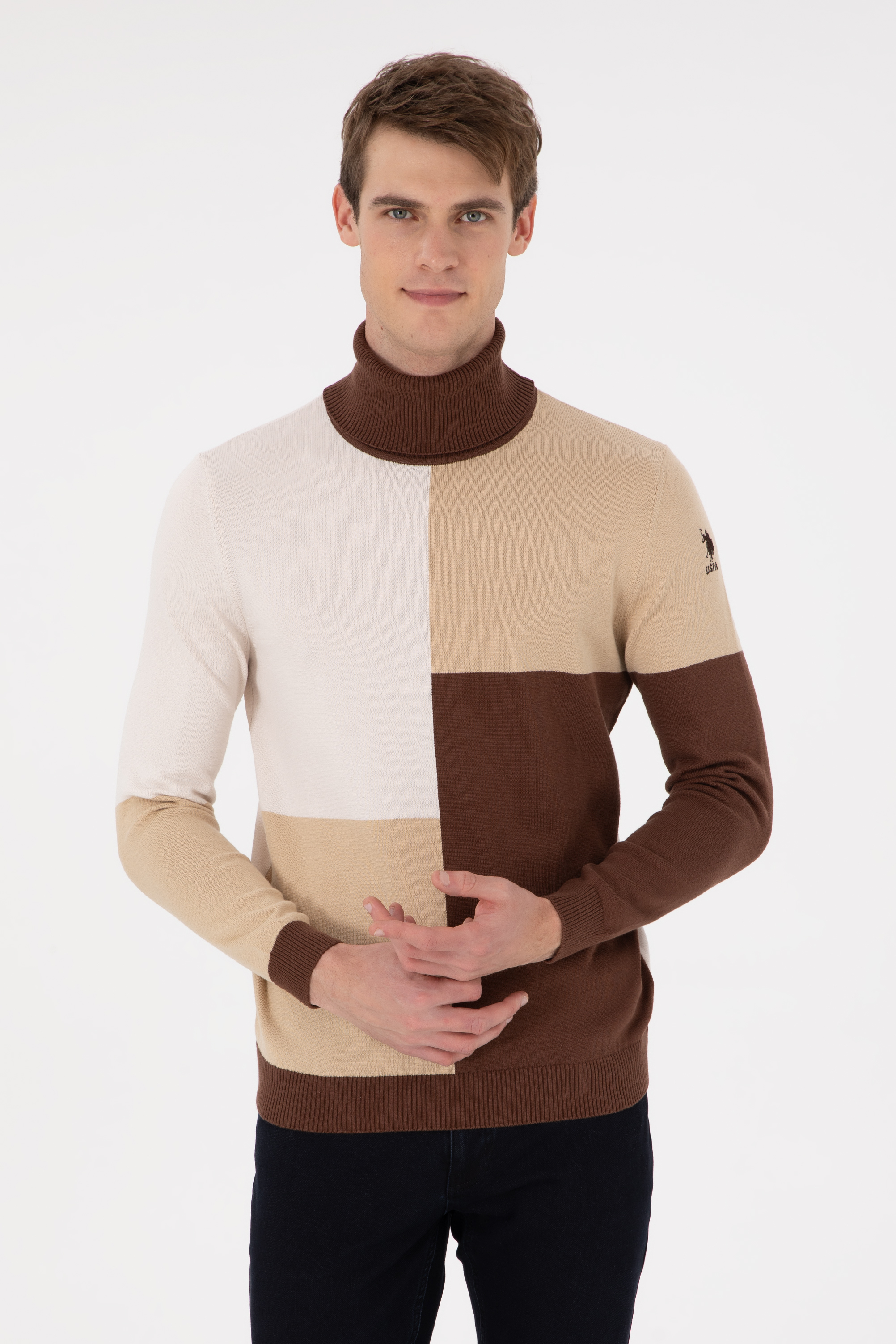 بافت کرمی اندامی مردانه یو اس پولو | US POLO ASSN