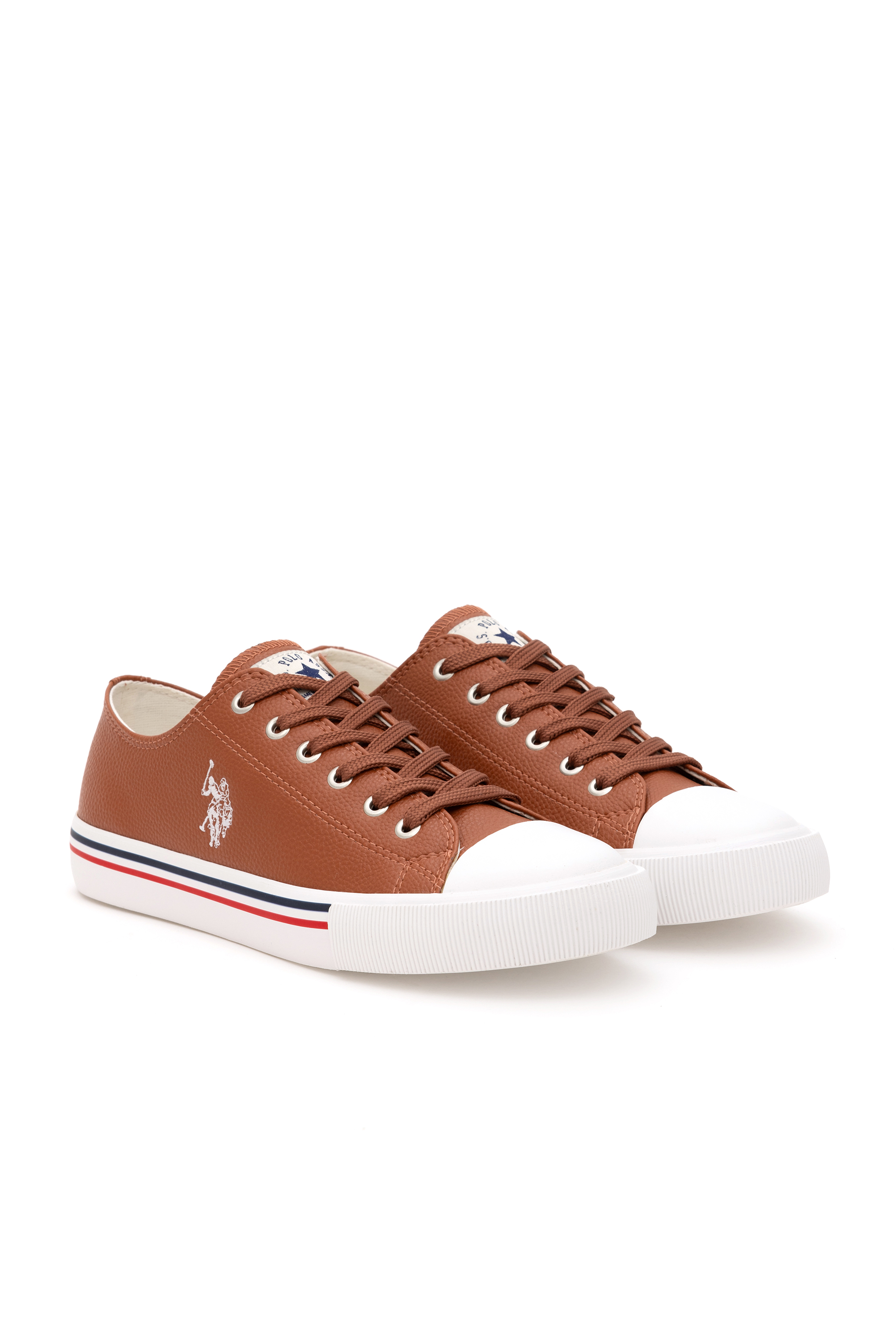 کفش ورزشی قهوه ای روشن استاندارد فیت مردانه یو اس پولو | US POLO ASSN