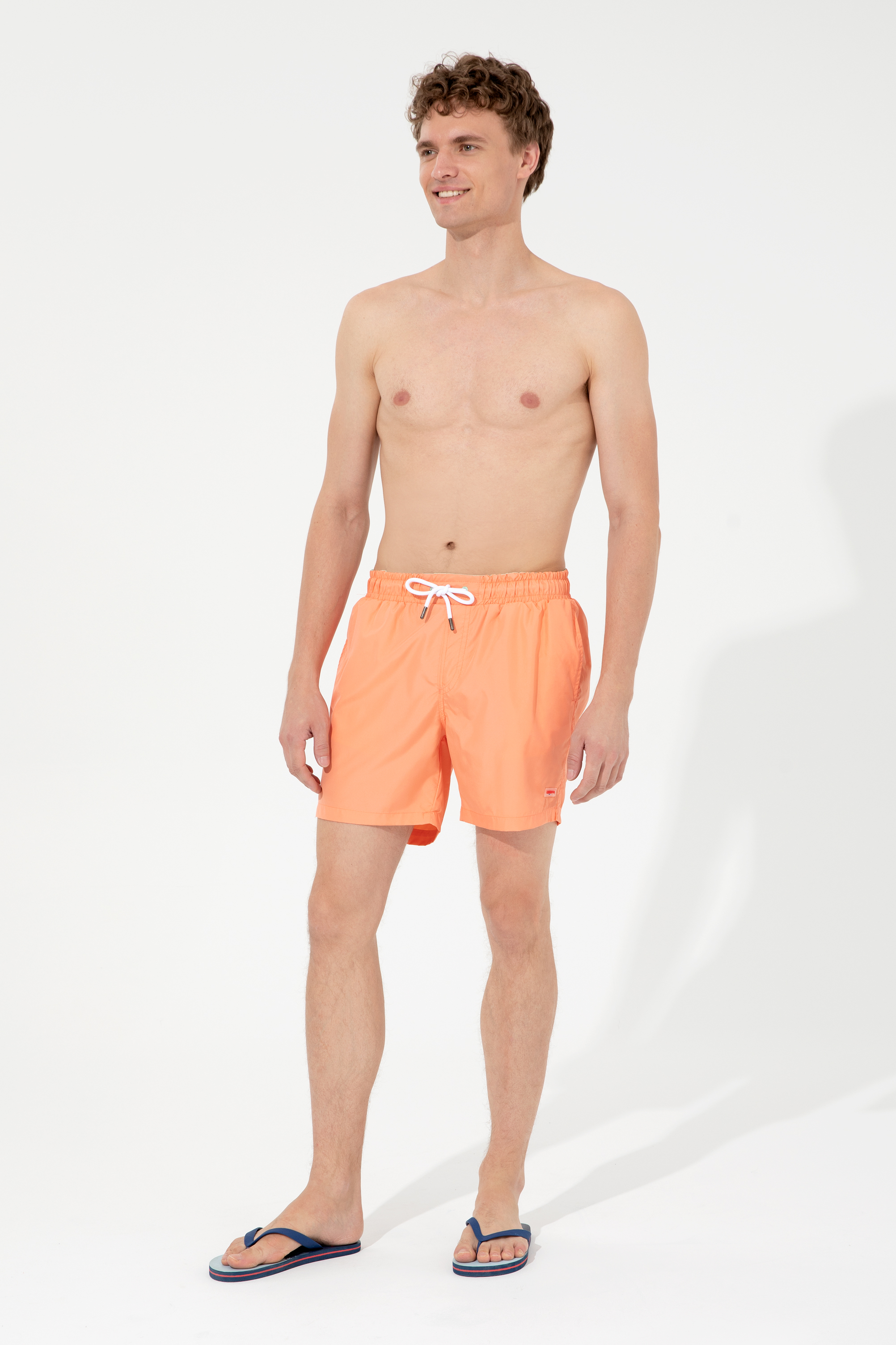 شورت مایو گل بهی استاندارد فیت مردانه یو اس پولو | US POLO ASSN