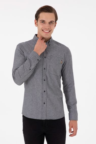پیراهن  لاجورد  رگولار  مردانه یو اس پولو | US POLO ASSN