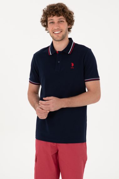 تی شرت بیسیک  لاجورد  رگولار  مردانه یو اس پولو | US POLO ASSN