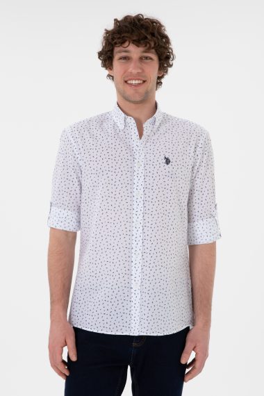 پیراهن  لاجورد  رگولار  مردانه یو اس پولو | US POLO ASSN