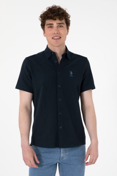 پیراهن  لاجورد  رگولار  مردانه یو اس پولو | US POLO ASSN