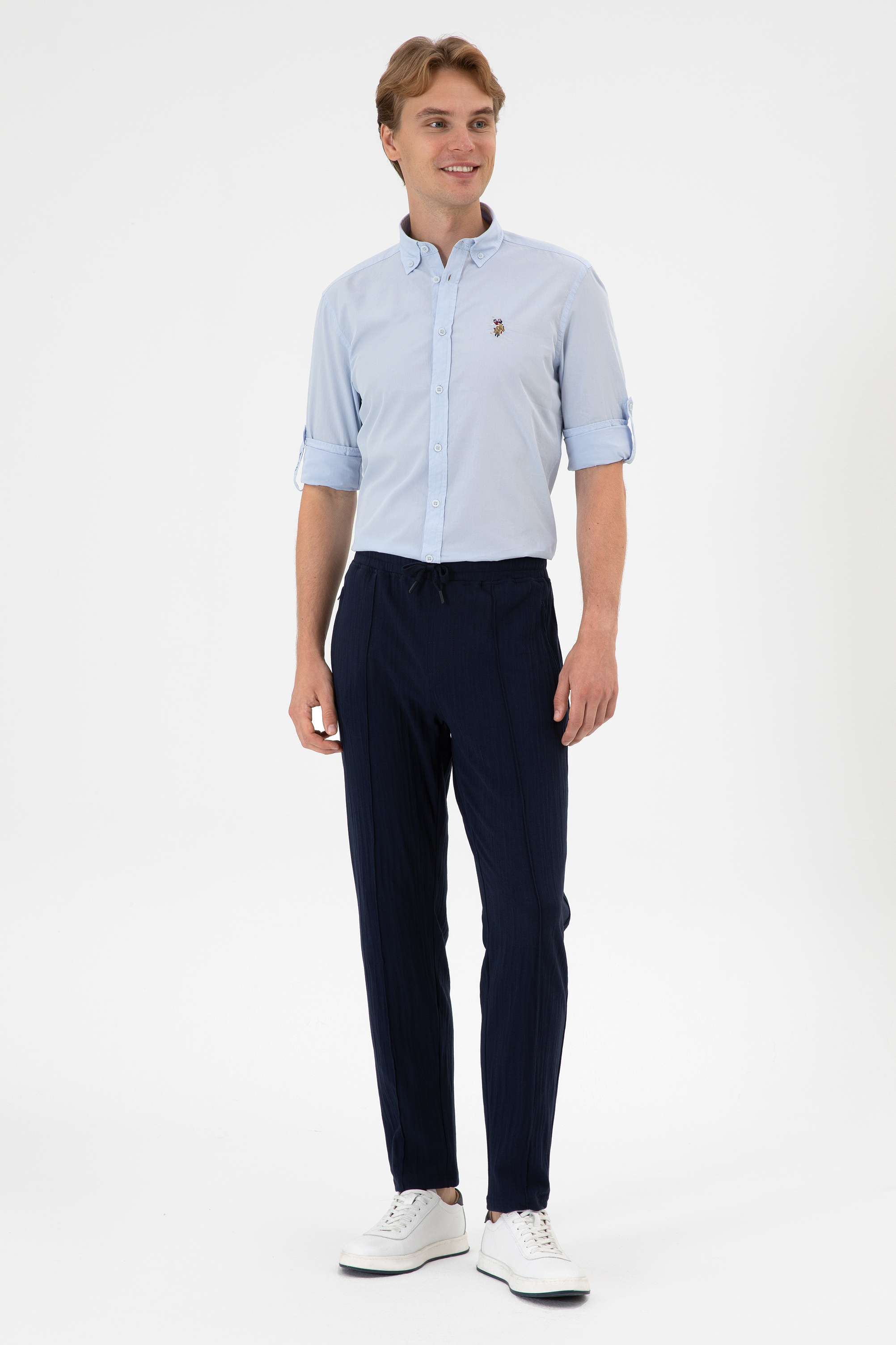 شلوار ورزشی لاجورد رگولار مردانه یو اس پولو | US POLO ASSN