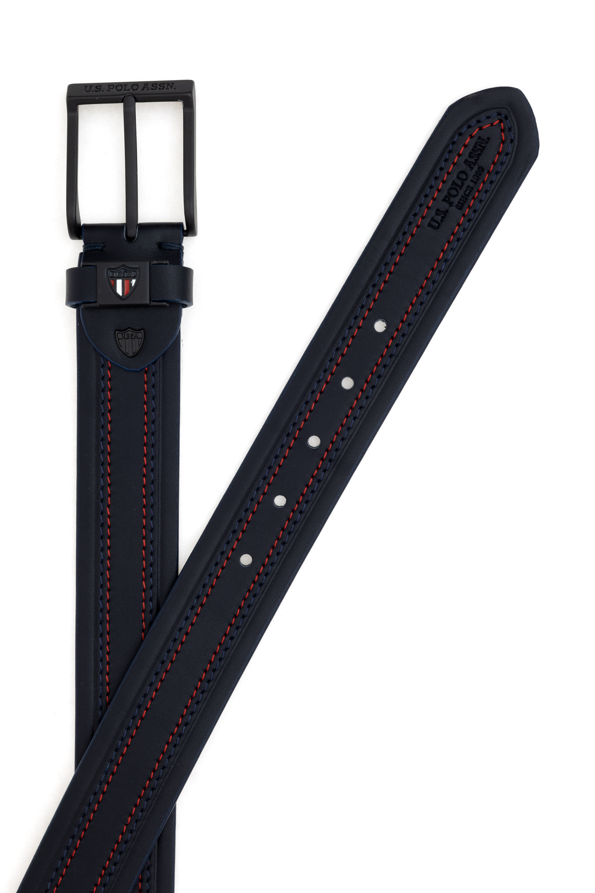 کمربند لاجورد استاندارد فیت مردانه یو اس پولو | US POLO ASSN