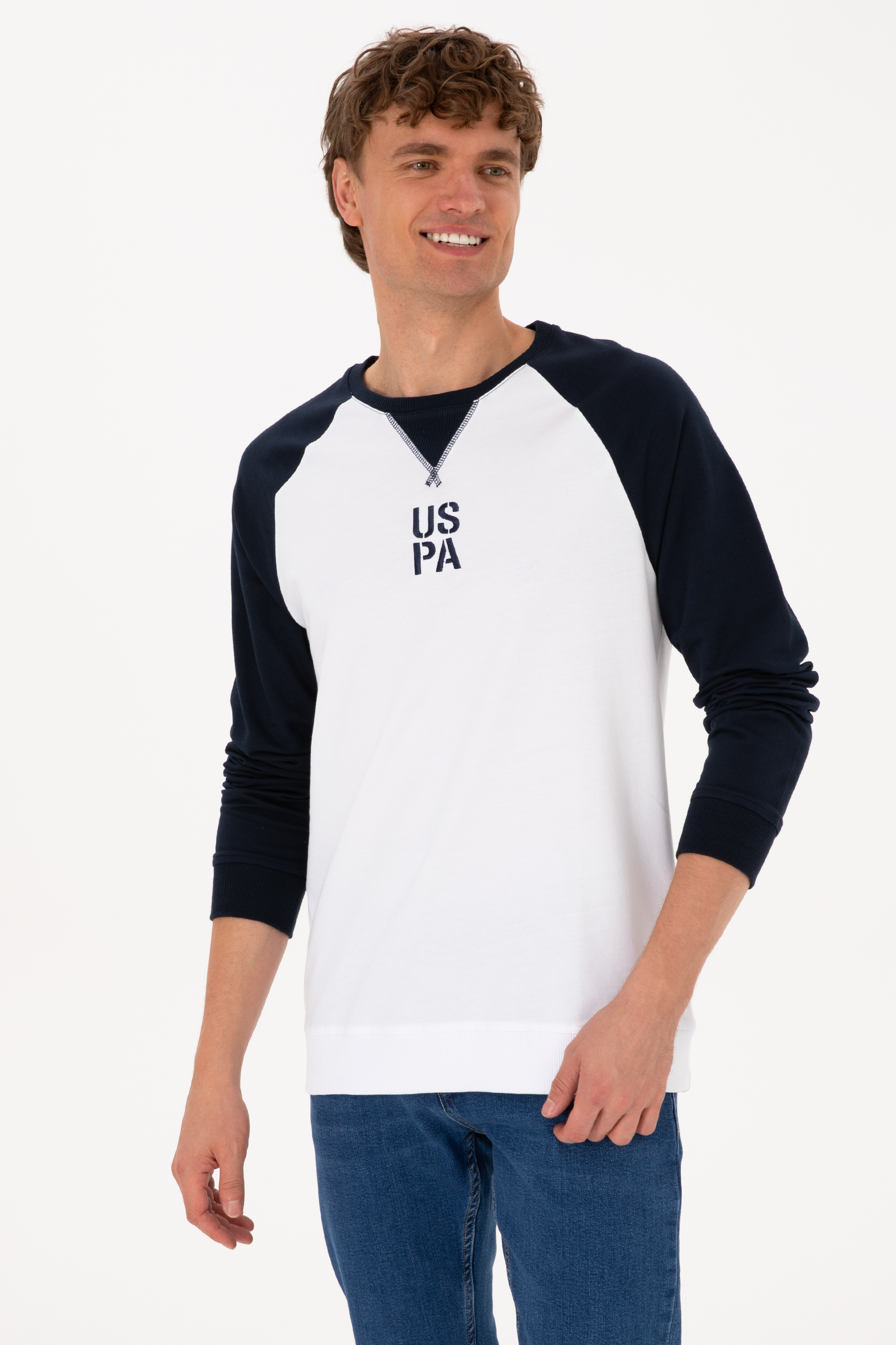 سویشرت لاجورد رگولار مردانه یو اس پولو | US POLO ASSN