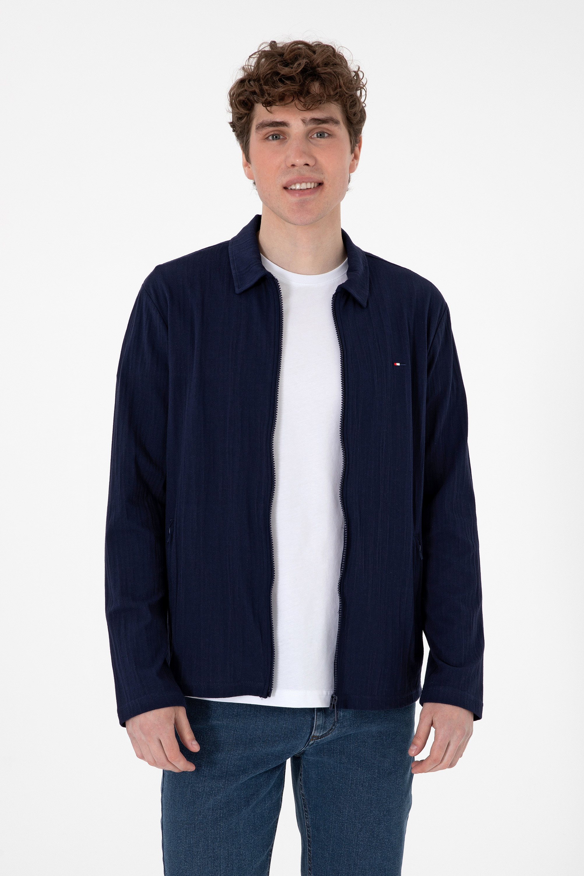 ژاکت لاجورد رگولار مردانه یو اس پولو | US POLO ASSN