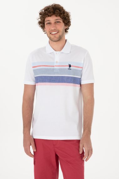 تی شرت یقه پولو لاجورد  رگولار  مردانه یو اس پولو | US POLO ASSN