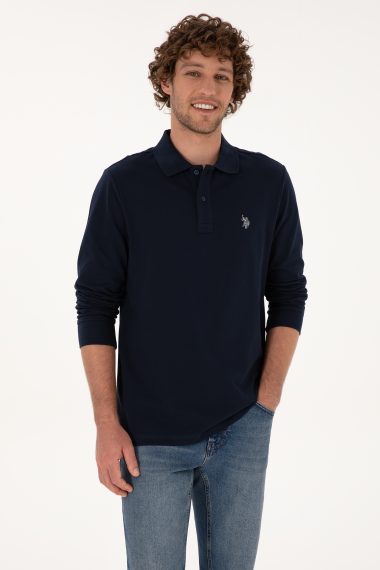 سویشرت بیسیک  لاجورد  رگولار  مردانه یو اس پولو | US POLO ASSN
