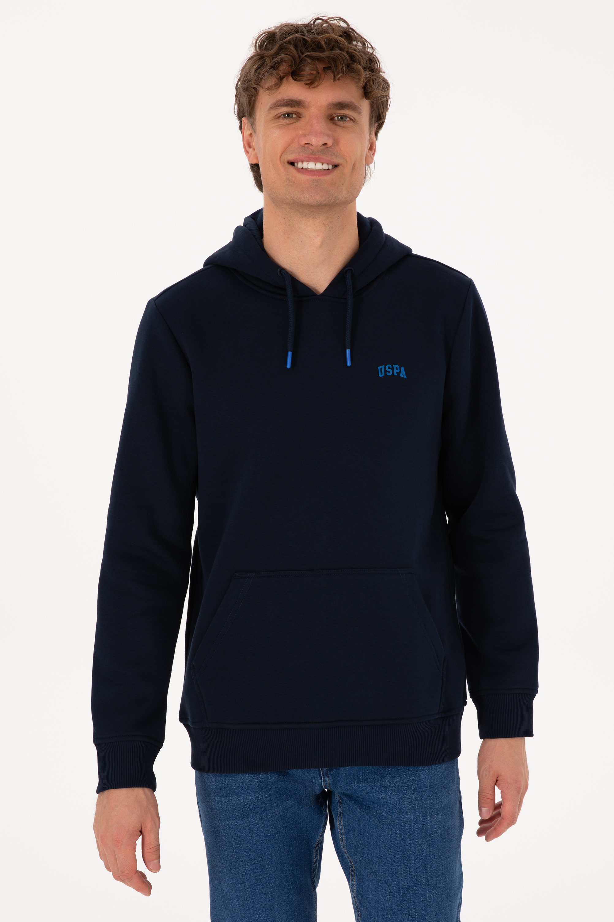 سویشرت بیسیک لاجورد رگولار مردانه یو اس پولو | US POLO ASSN