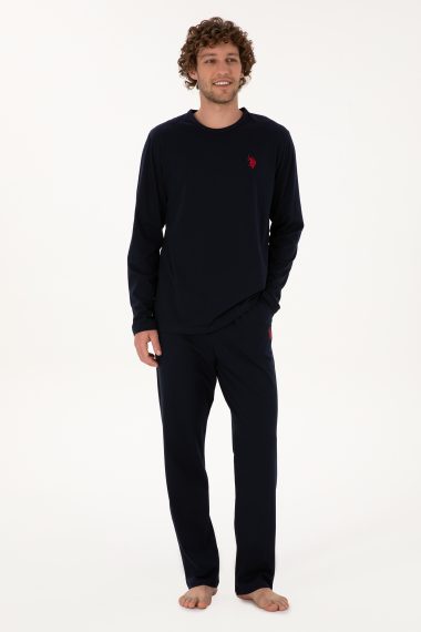 ست پیژامه  لاجورد  استاندارد فیت  مردانه یو اس پولو | US POLO ASSN