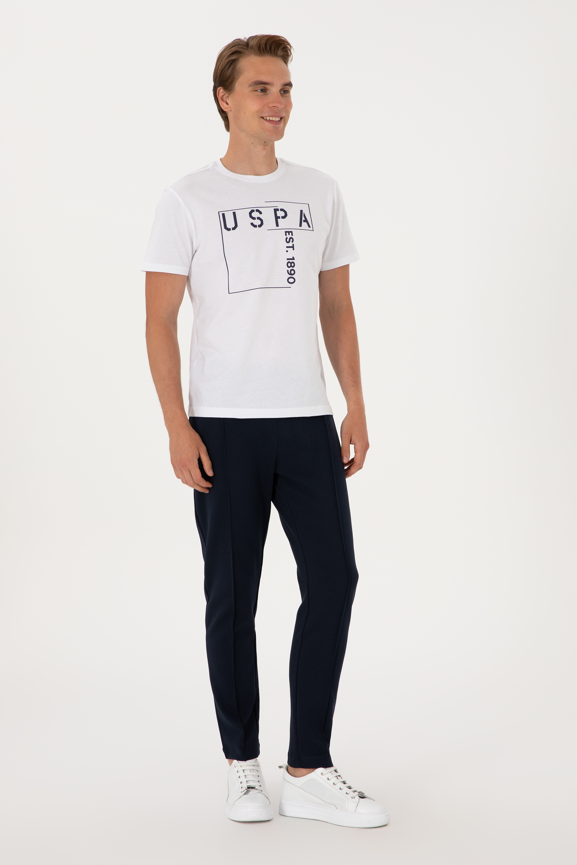شلوار ورزشی لاجورد اندامی مردانه یو اس پولو | US POLO ASSN