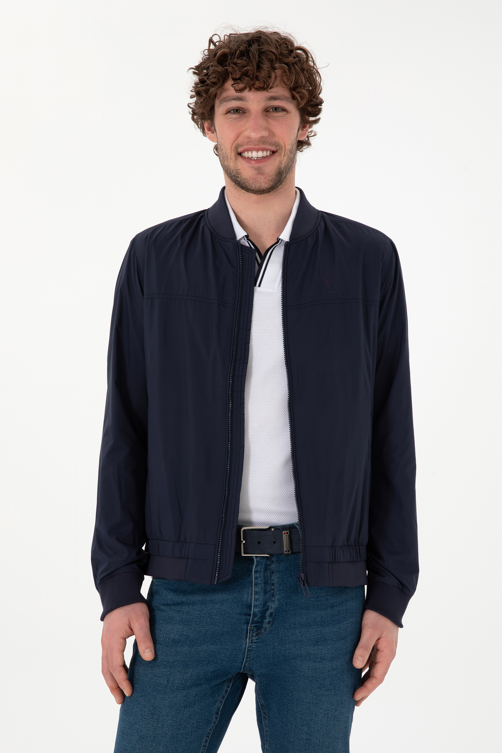 کاپشن لاجورد بیسیک مردانه یو اس پولو | US POLO ASSN