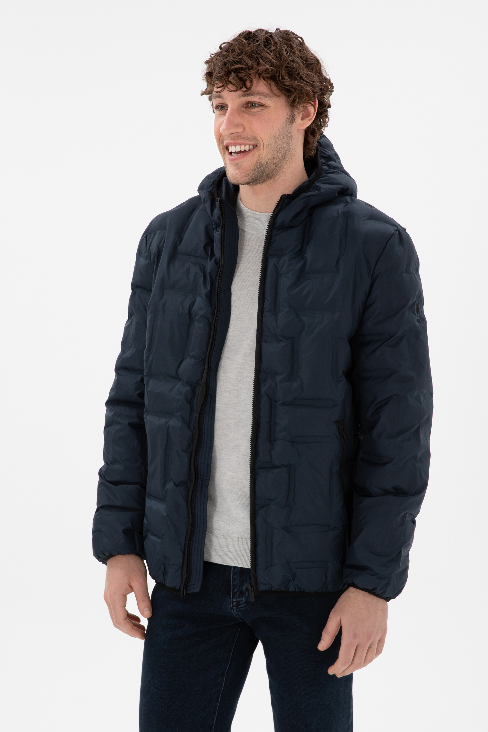 کاپشن لاجورد بیسیک مردانه یو اس پولو | US POLO ASSN