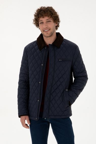 کاپشن  لاجورد  بیسیک  مردانه یو اس پولو | US POLO ASSN
