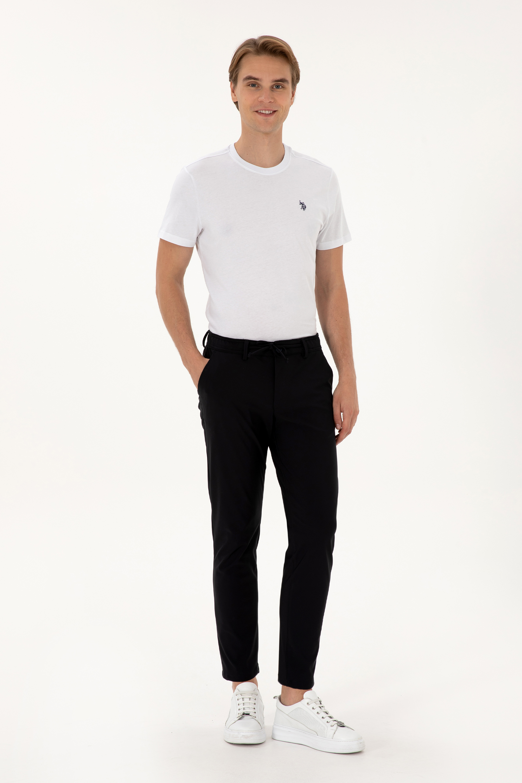 شلوار کانواس لاجورد BODY مردانه یو اس پولو | US POLO ASSN