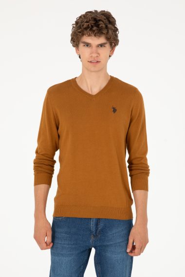بافت بیسیک یقه هفت نارگیلی  اندامی  مردانه یو اس پولو | US POLO ASSN