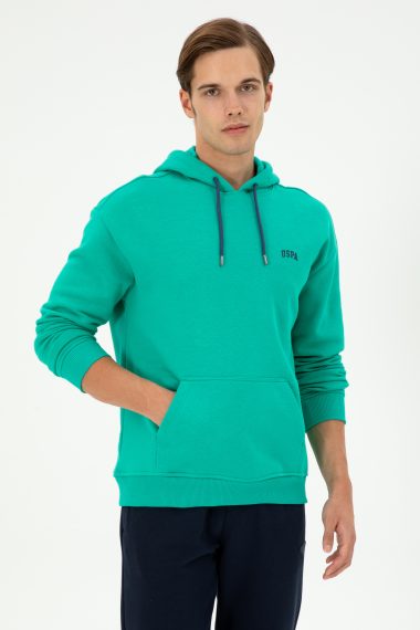 سویشرت بیسیک  نعناعی تیره  Oversize  مردانه یو اس پولو | US POLO ASSN