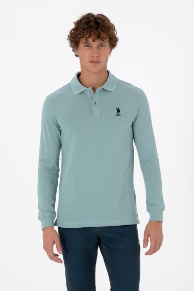 سویشرت بیسیک  نعناعی  رگولار  مردانه یو اس پولو | US POLO ASSN