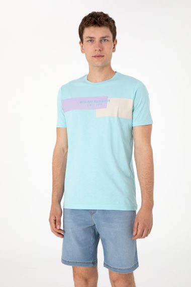 تی شرت  نیلی  رگولار  مردانه یو اس پولو | US POLO ASSN