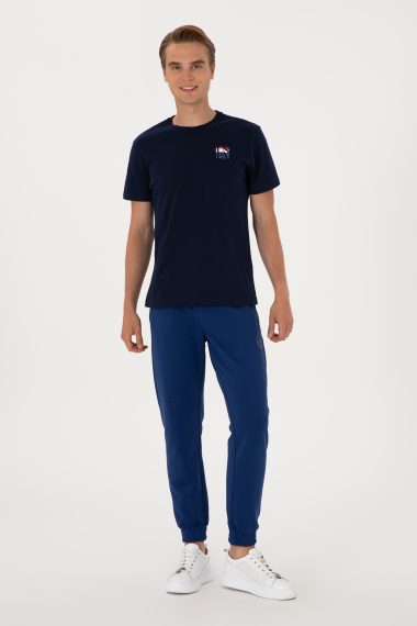 شلوار ورزشی  نیلی  رگولار  مردانه یو اس پولو | US POLO ASSN