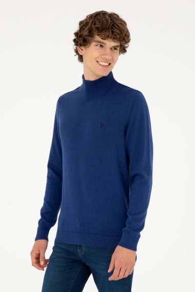 بافت بیسیک  نیلی  اندامی  مردانه یو اس پولو | US POLO ASSN