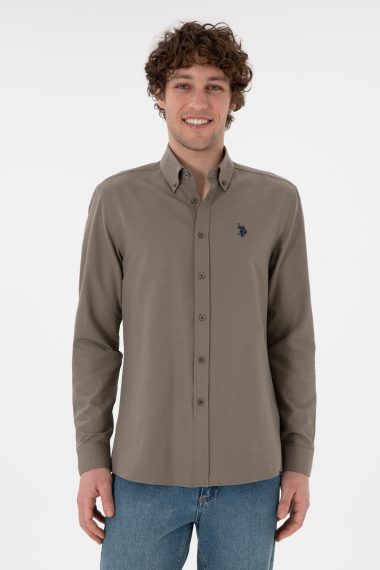 پیراهن  ویزون  اندامی  مردانه یو اس پولو | US POLO ASSN
