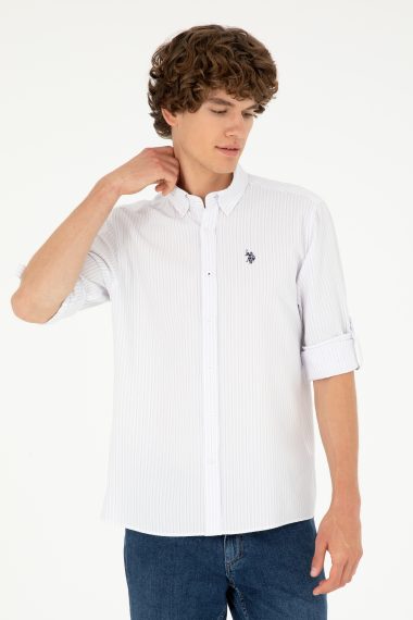 پیراهن  یاسی  رگولار  مردانه یو اس پولو | US POLO ASSN
