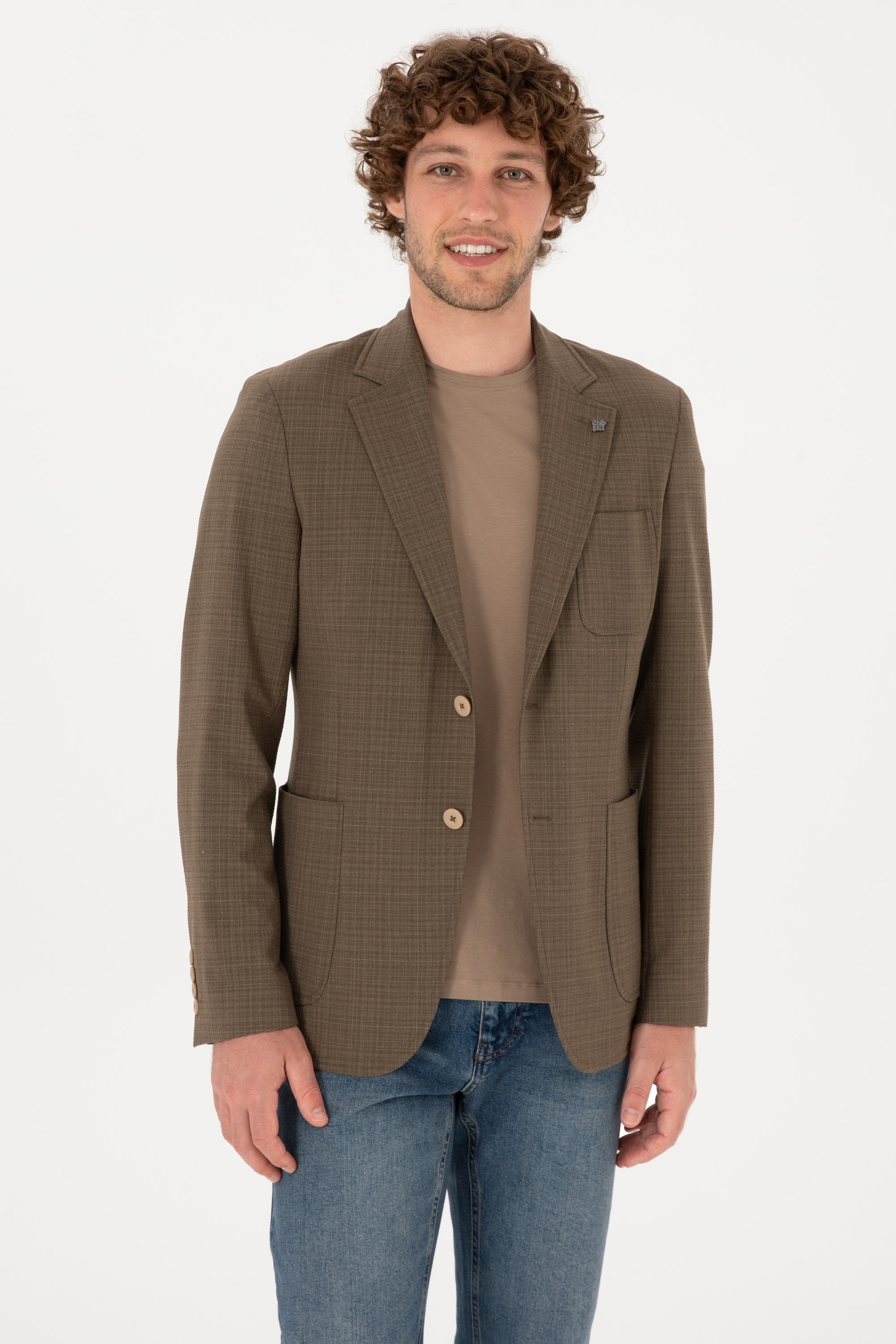 کت تک ویزون اندامی مردانه یو اس پولو | US POLO ASSN