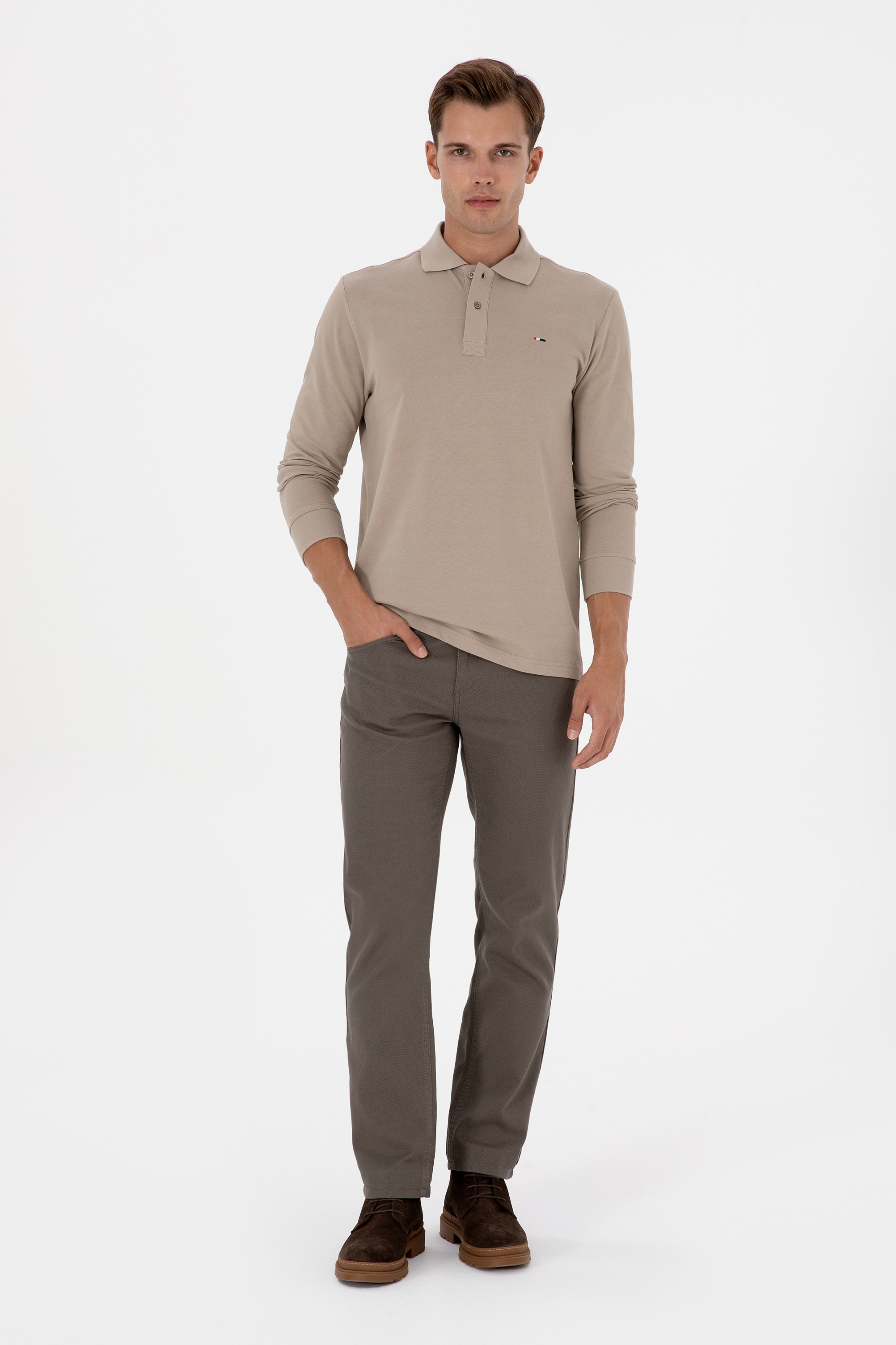 شلوار کانواس / چینو ویزون رگولار مردانه یو اس پولو | US POLO ASSN