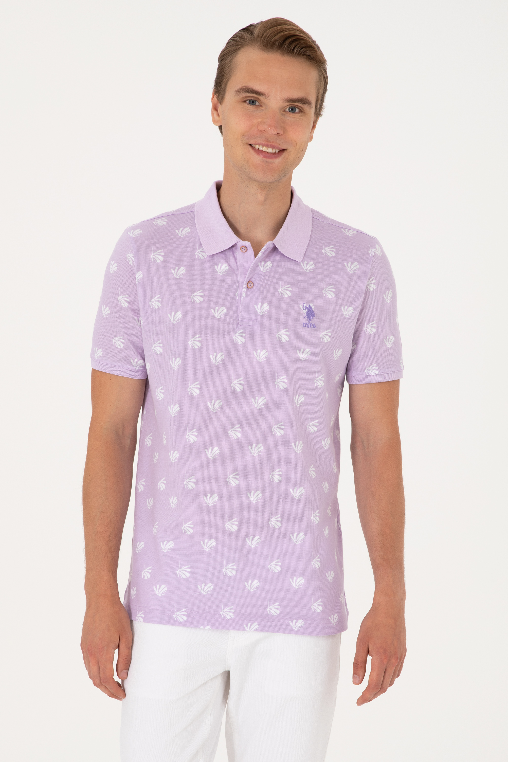 تی شرت یقه پولو یاسی رگولار مردانه یو اس پولو | US POLO ASSN