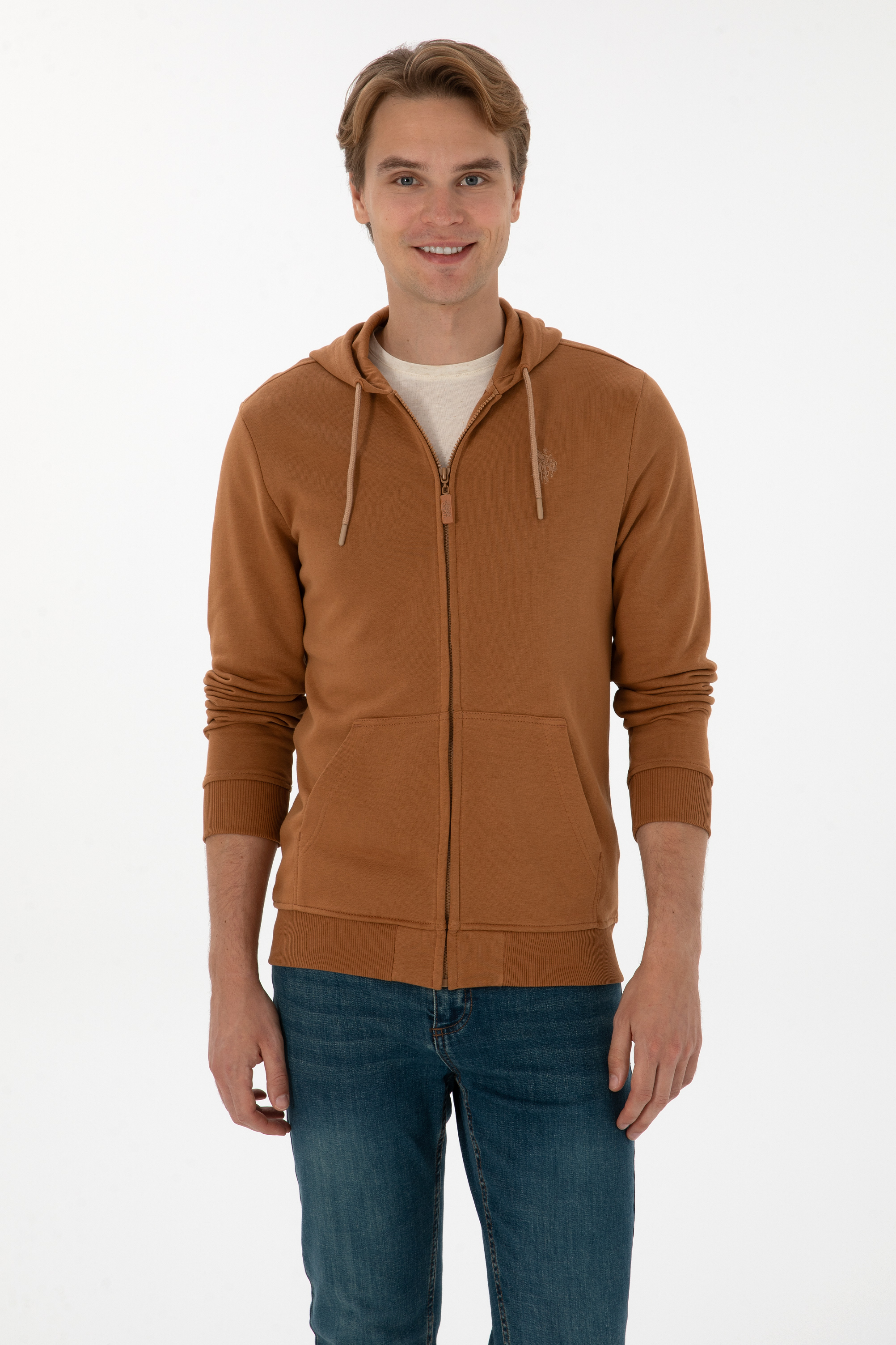 ژاکت شتری رگولار مردانه یو اس پولو | US POLO ASSN