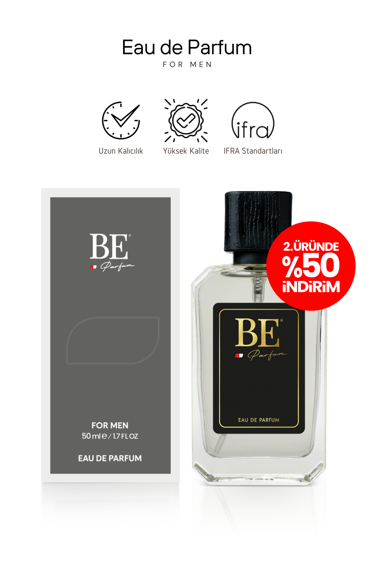 عطر مردانه | بی پرفیوم BE PARFÜM 50MLE0027