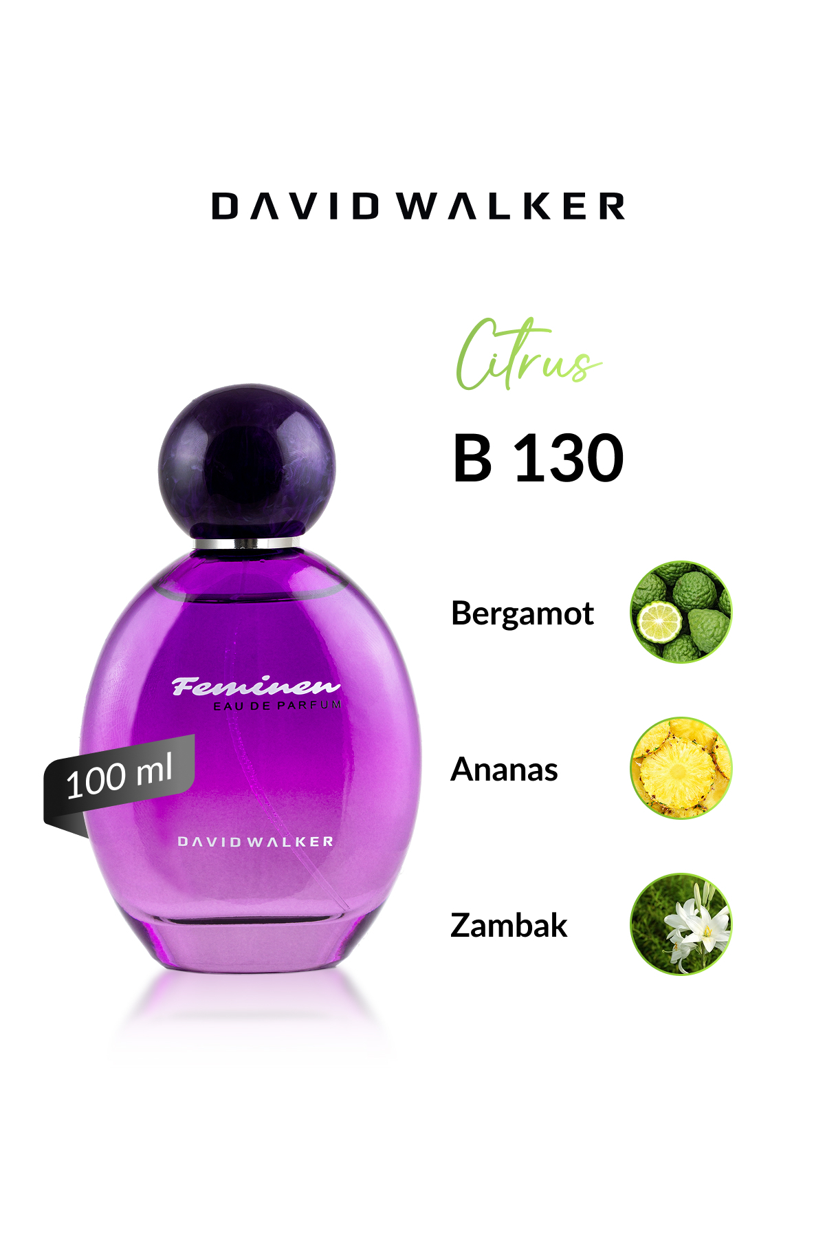 عطر زنانه | دیوید واکر David Walker B-130 DW 100