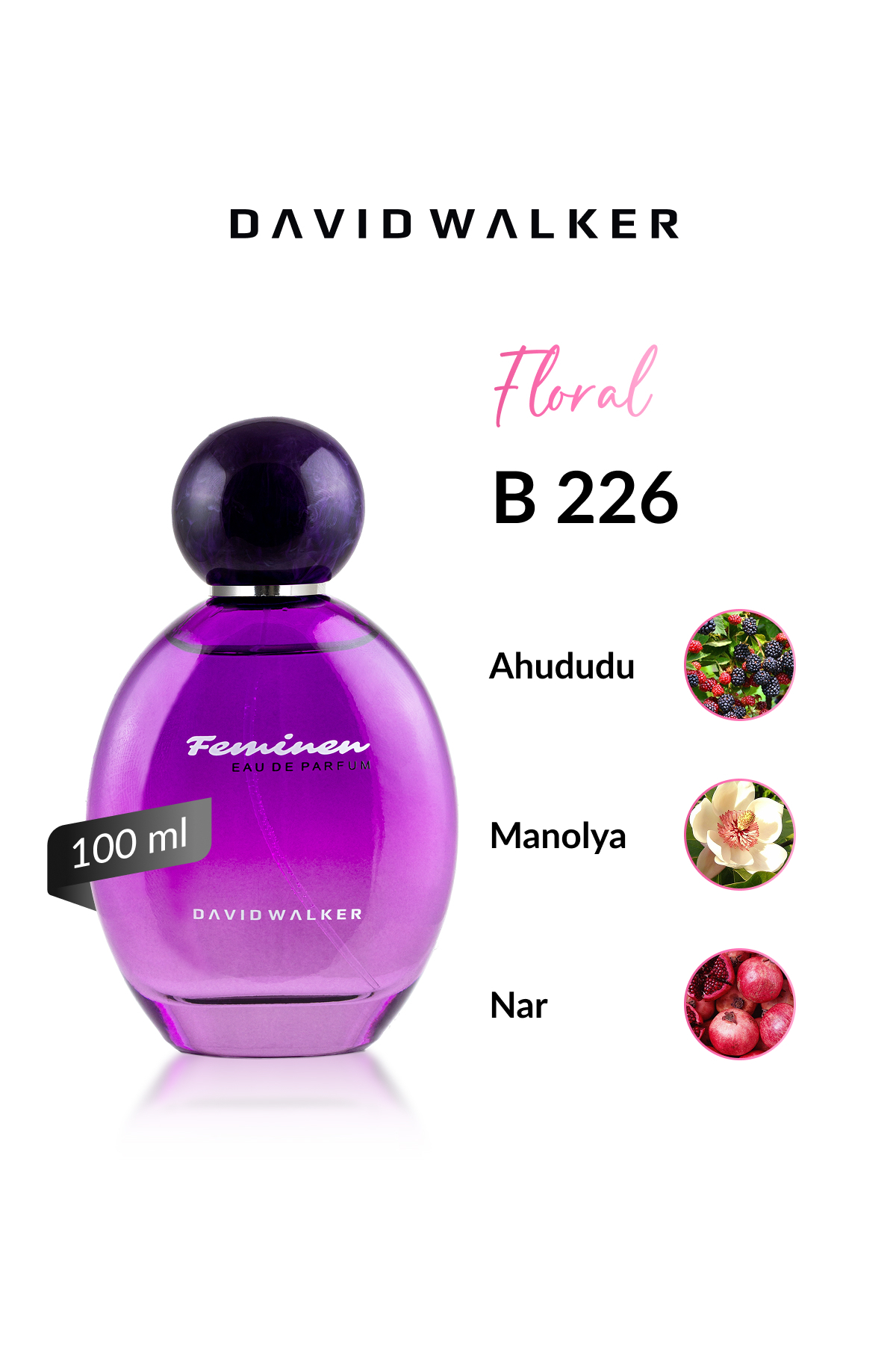 عطر زنانه | دیوید واکر David Walker B-226 DW 100