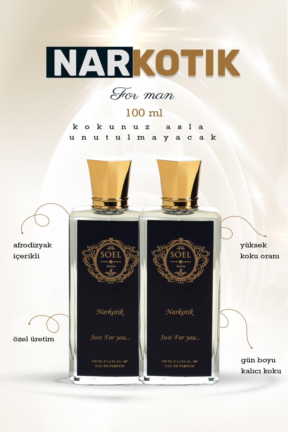 عطر مردانه | سئول پرفیوم Soel Parfüm 2xnar100ml