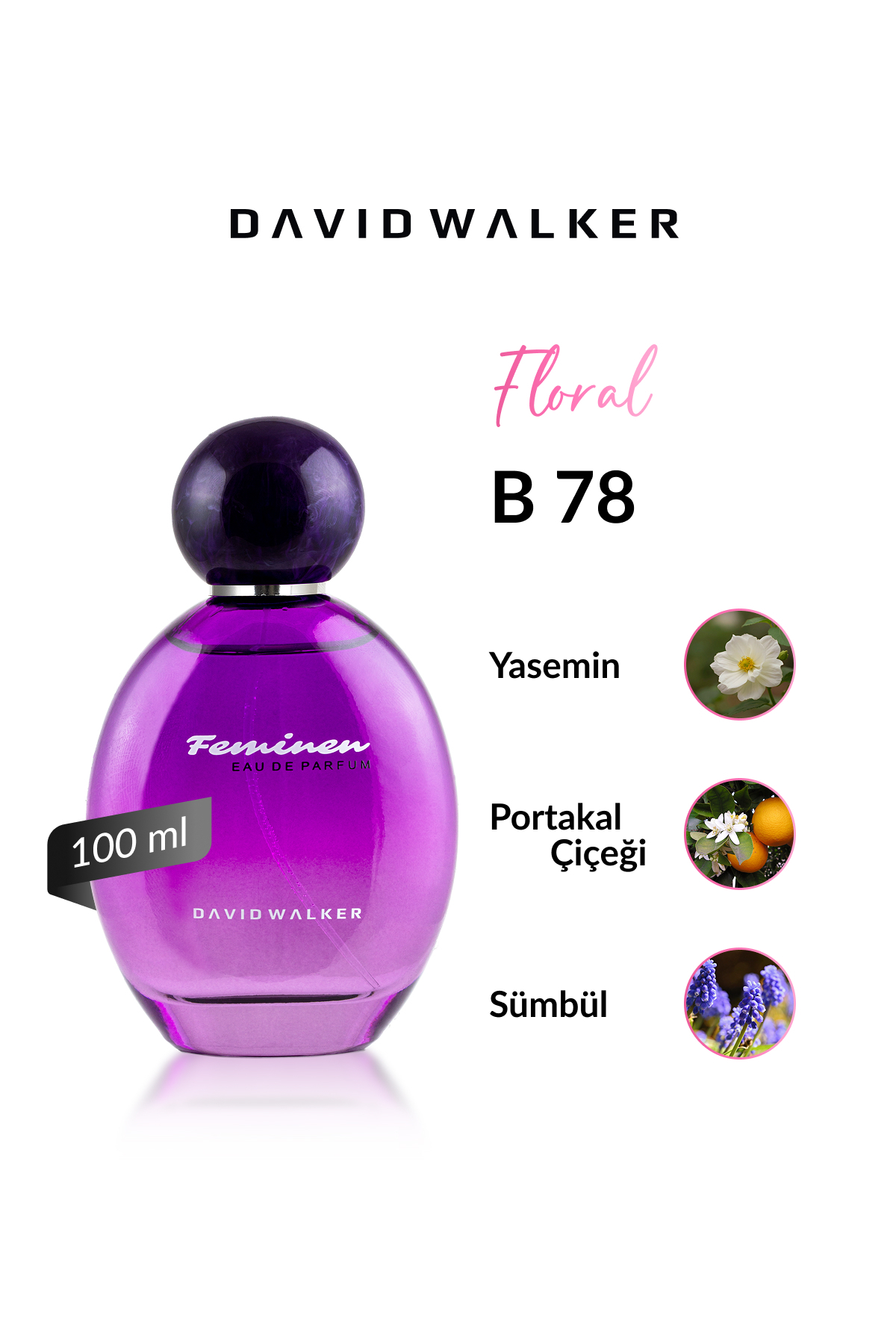 عطر زنانه | دیوید واکر David Walker B-078 DW 100