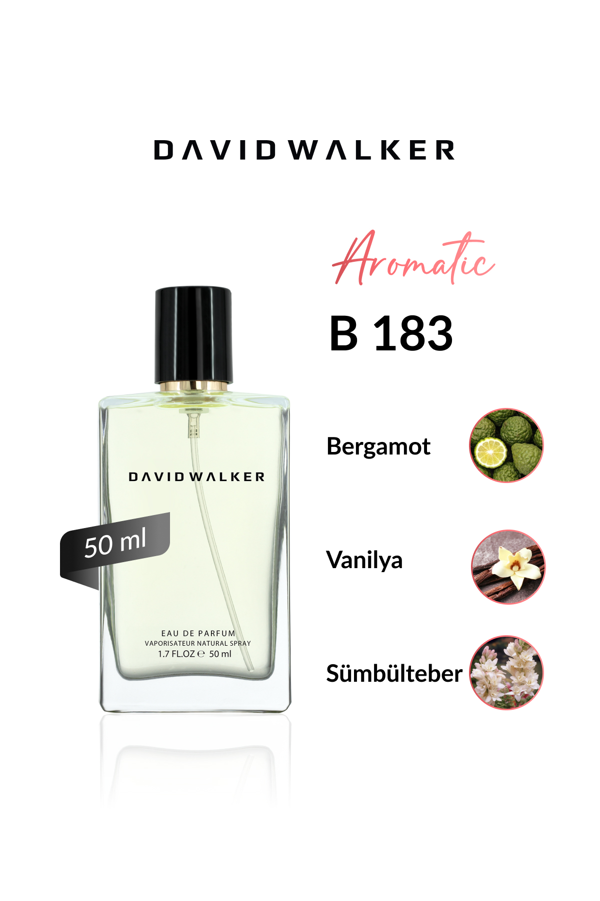 عطر زنانه | دیوید واکر David Walker B-183 DW 50