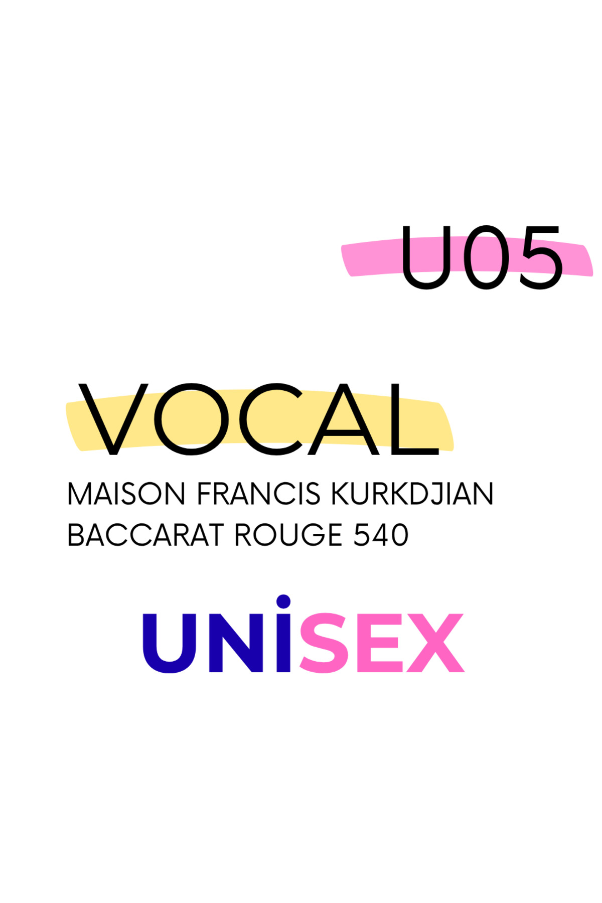 عطر زنانه | ووکال Vocal VOCALU05