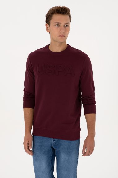 سویشرت بیسیک  آلبالویی  رگولار  مردانه یو اس پولو | US POLO ASSN