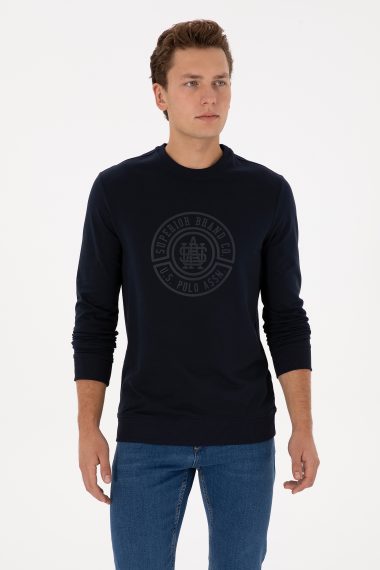 سویشرت  لاجورد  رگولار  مردانه یو اس پولو | US POLO ASSN