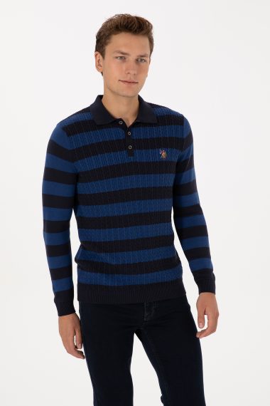 بافت  لاجورد  رگولار  مردانه یو اس پولو | US POLO ASSN