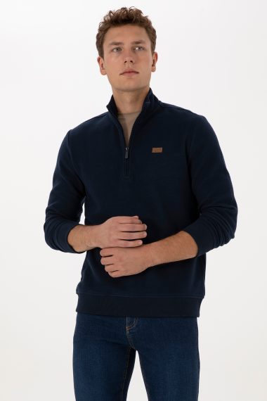 سویشرت بیسیک  لاجورد  رگولار  مردانه یو اس پولو | US POLO ASSN