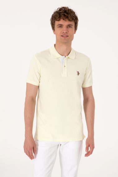 پولوشرت اسلیم فیت  لیمویی  اندامی  مردانه یو اس پولو | US POLO ASSN