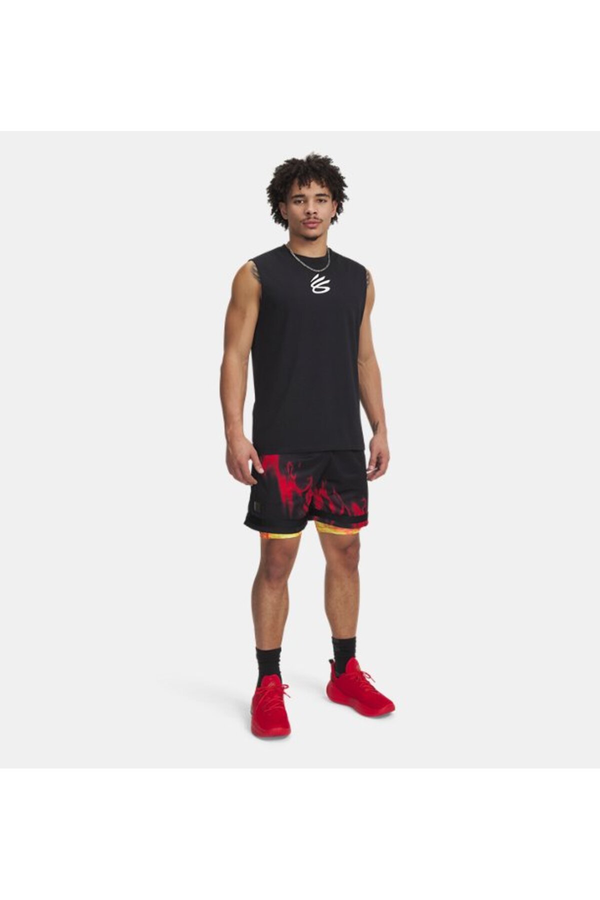 ساپورت مردانه طرح دار فاق نرمال | آندر آرمور Under Armour TYCD5D8DEE5E8952E1B095500