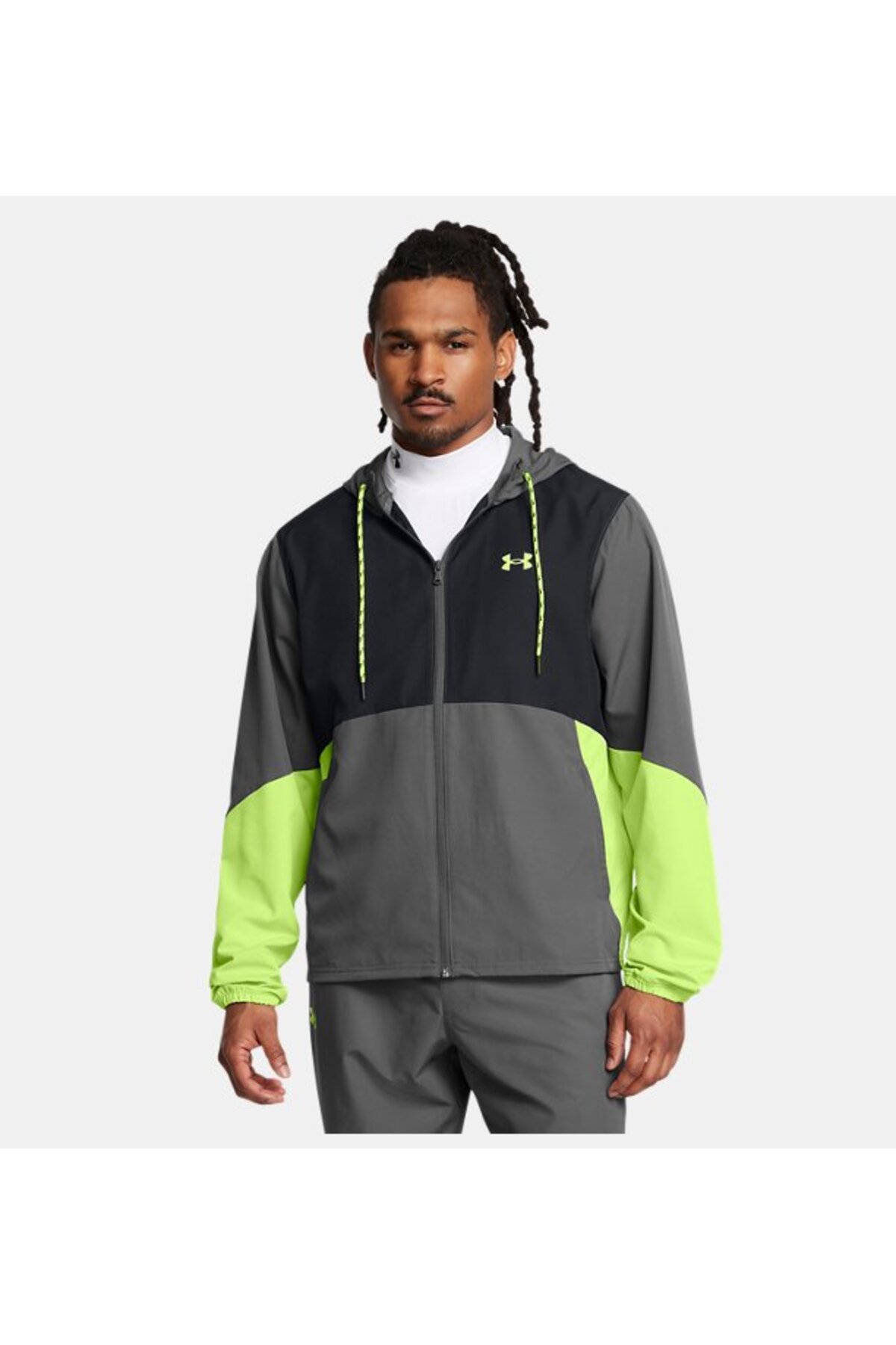 بارانی اسپورت مردانه راسته آستین استاندارد | آندر آرمور Under Armour TYC87CD23343CCE700