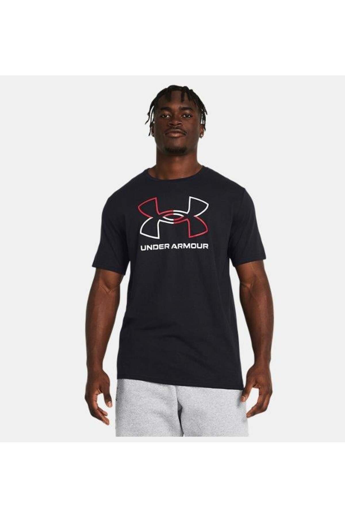 تی شرت مردانه طرح دار آستین افتاده | آندر آرمور Under Armour 1382915